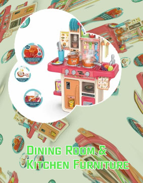 Pretend kitchen play set